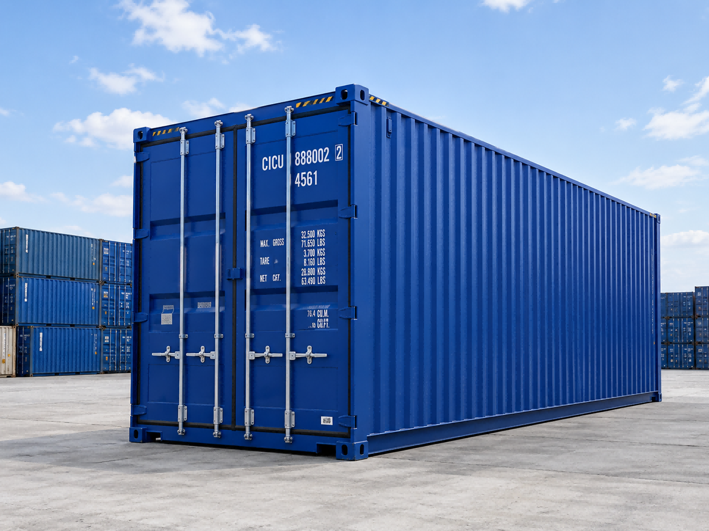 New One-Trip Containers