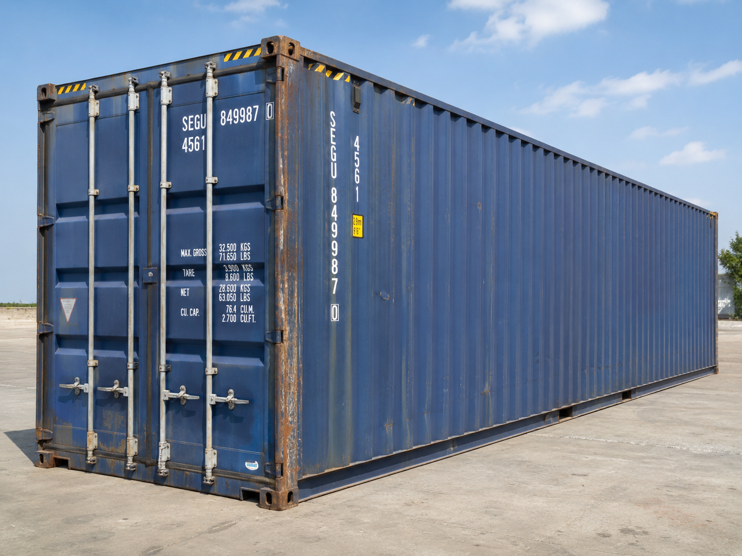 Used 40HQ Shipping Containers for Sale High Cube Storage Containers