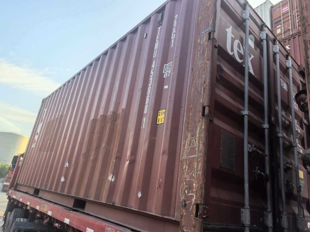 20GP Shipping Container Export to Brisbane, Australia Container Purchased and Loaded with Wall Panels