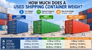 How Much Does a Used Shipping Container Weigh