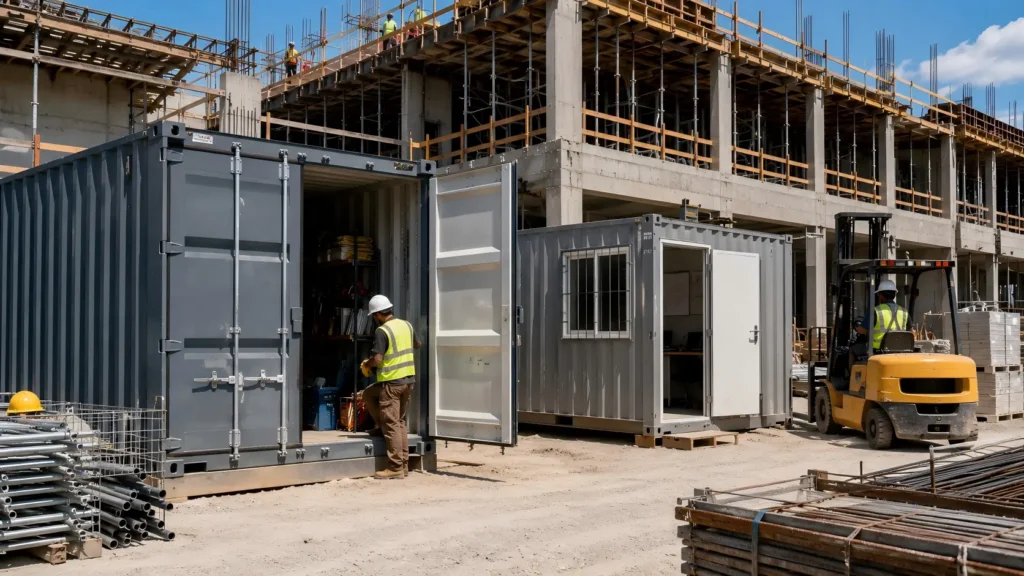 Shipping Containers for Construction Job Sites A Complete Guide for Contractors