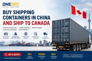 Buy Shipping Containers in China and Ship to Canada