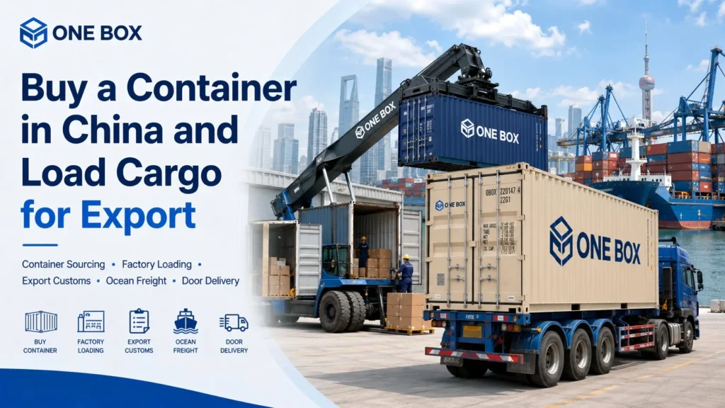 Buy a Container in China and Load Cargo for Export Complete Guide