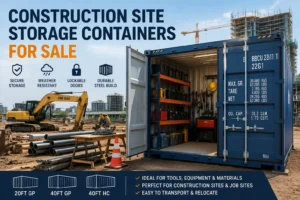 Construction Site Storage Containers for Sale Secure Storage Solutions for Building Projects